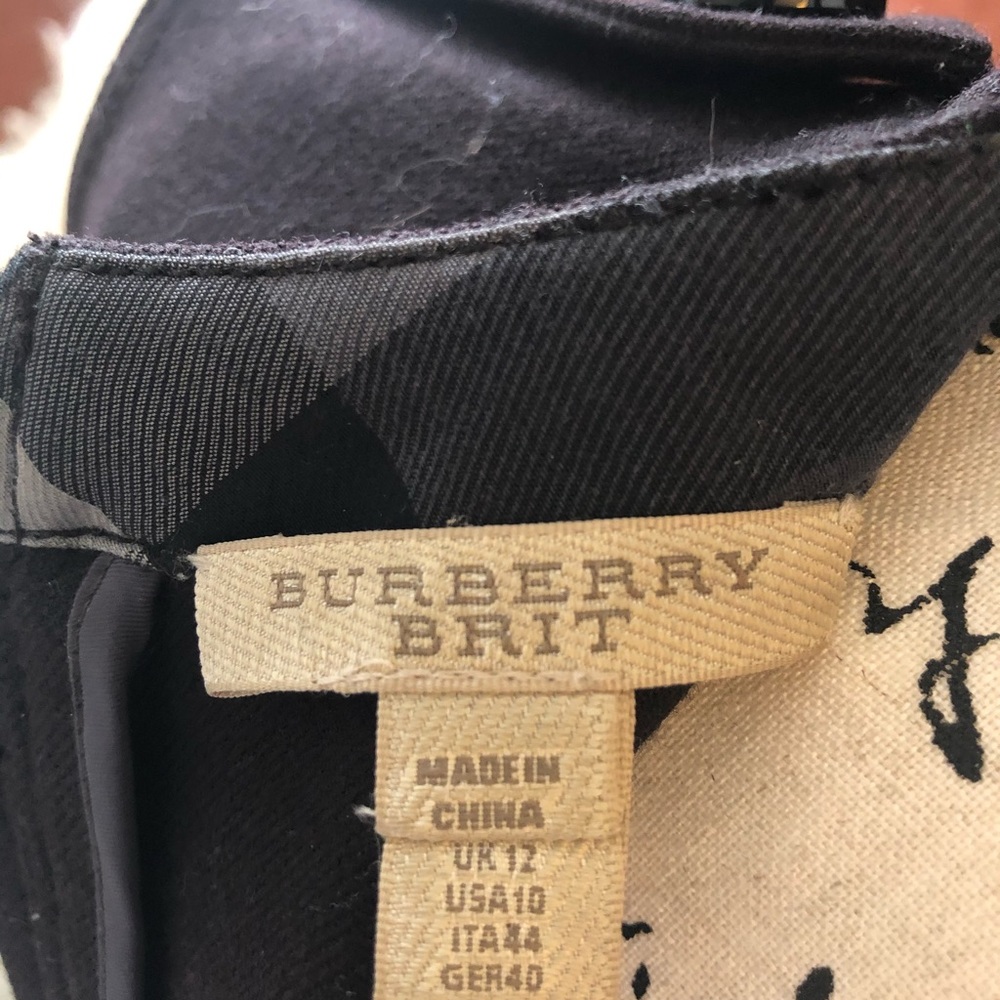 Burberry Brit A-Line Dress Size 10 - Picture 3 of 8